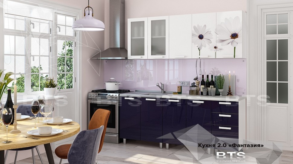 Кухонный гарнитур 2,0М ФАНТАЗИЯ 2,0